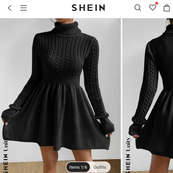 SheIn Sweater Dress SheIn Sweater Dress